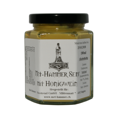 Met-Hammer Senf mit Honigwein